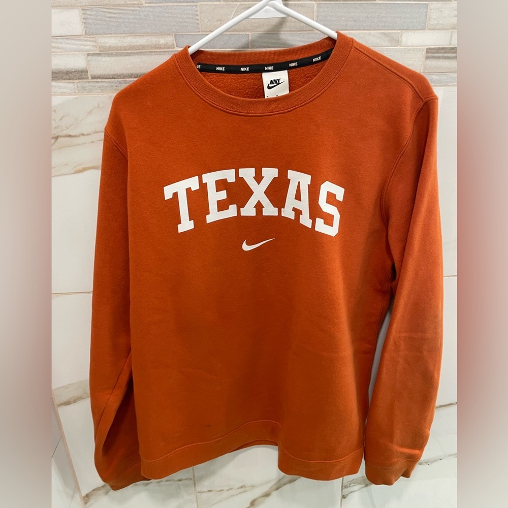 Nike Men’s classic Texas Longhorns football Sweatshirt sz M - Picture 7 of 9
